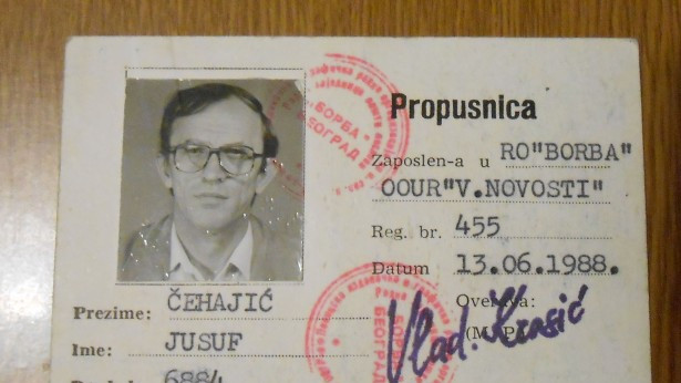 Redakcijska propusnica Jusufa Čehajića