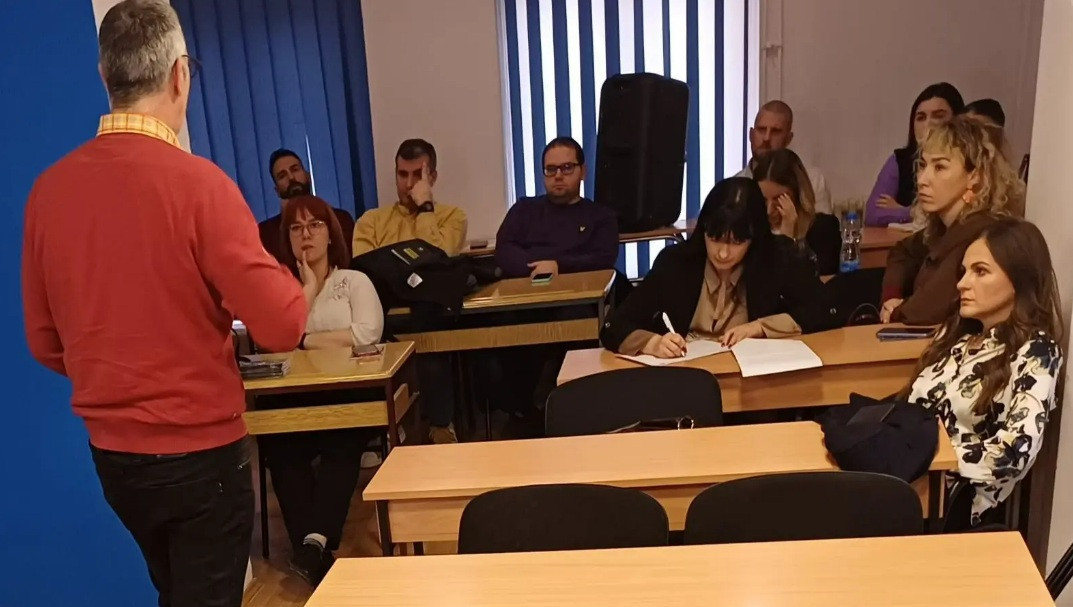 ANEM trening o bezbednosti medijskih radnika na Filozofskom fakultetu u Nišu (foto: ANEM)